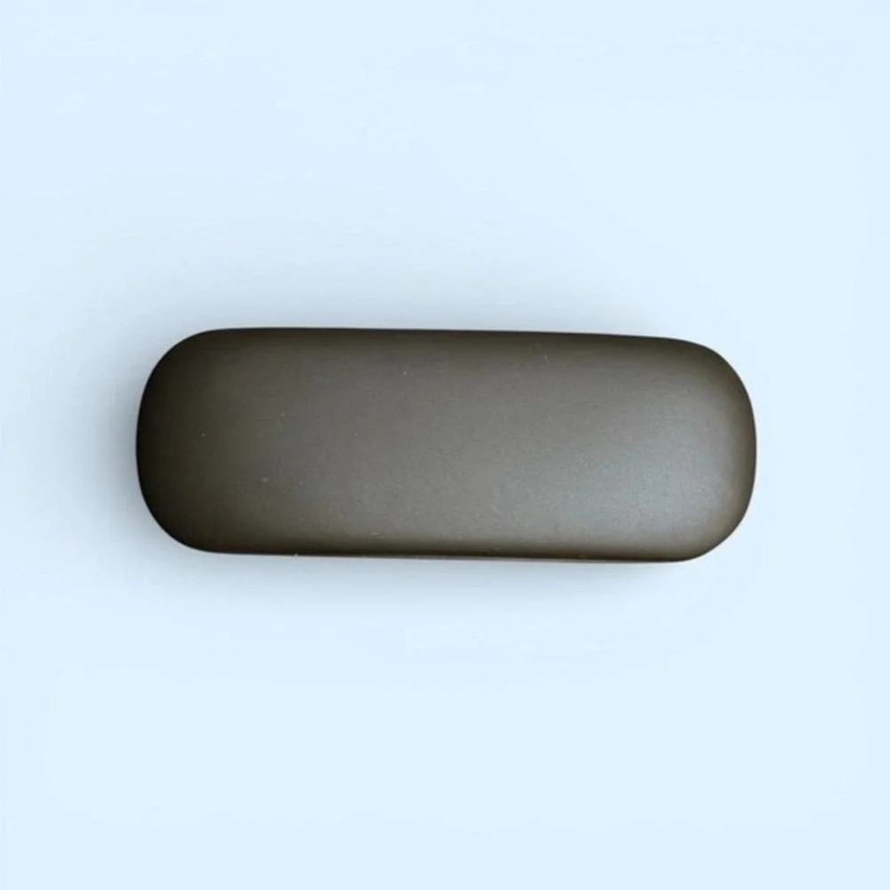 Hard Shell Eyeglass Case Black Clamshell Sunglasses Storage Travel Case Des